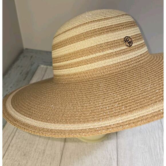 Adrienne Vittadini Hat Beach Wide Brim MSRP $80 NWT AV336 BEACH. RESORT COTTAGE - Picture 2 of 11